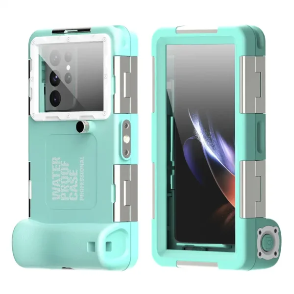 Protector submarino para celulares, ideal para aventuras extremas y fotografía bajo